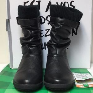 Cougar Black Vivid Leather Waterproof Boot